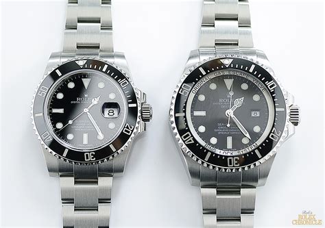 rolex sea dweller vs submariner